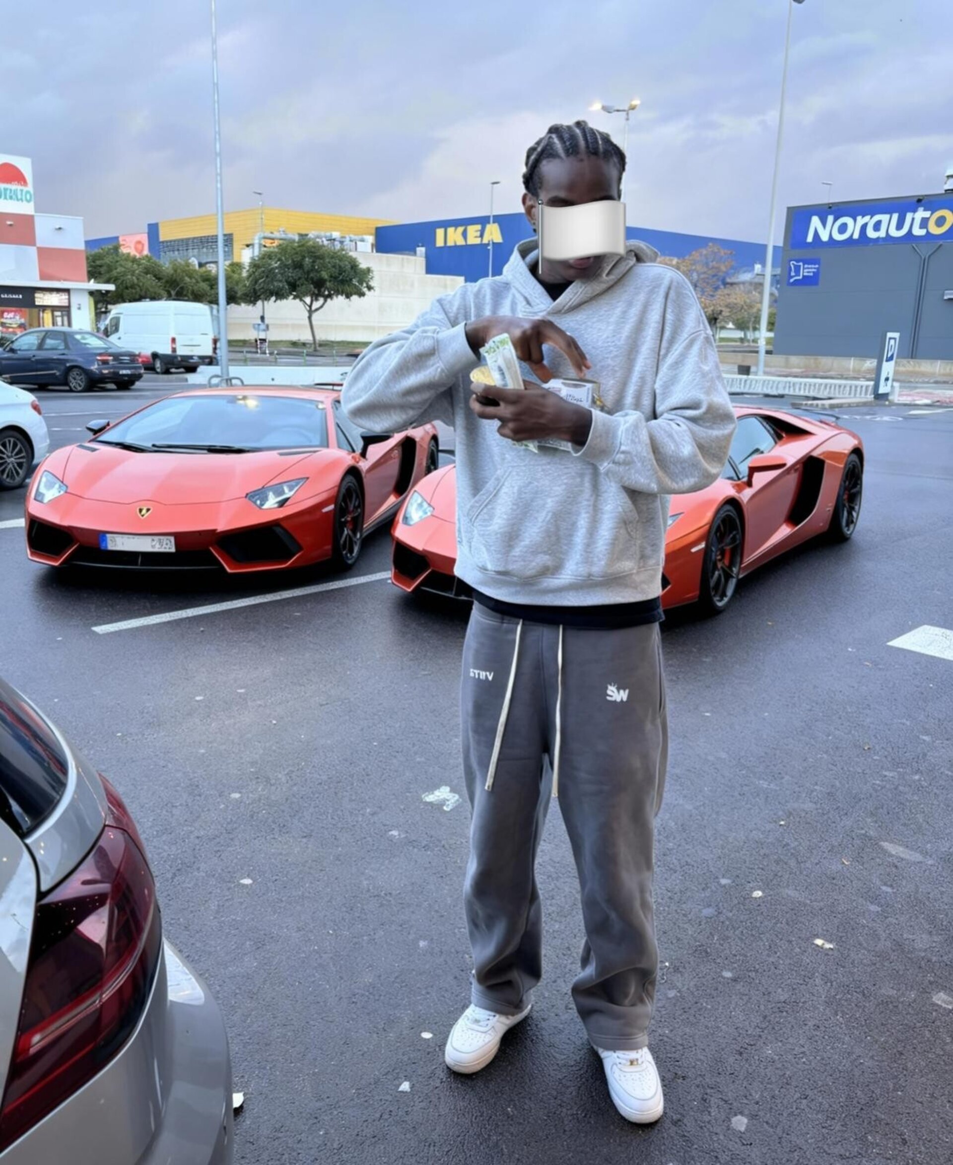 Pantalón reflectante steezewave gris - 5